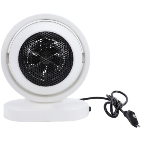 Jeffergarden Chauffage d'appoint électrique, petit ventilateur de bureau, souffleur d'air chaud pour chambre, bureau, dortoir, blanc