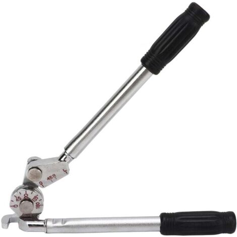 Jeffergarden Cintreuse de tubes 0 à 180 degrés, outil de cintrage manuel de tuyaux pour tuyaux en acier fin en cuivre et aluminium de 6 mm
