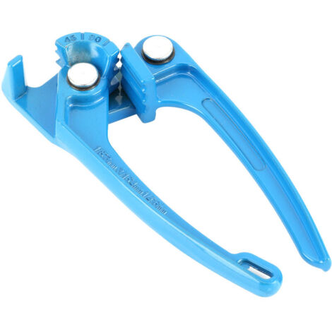 Jeffergarden Cintreuse de tubes 1/8 po, 3/16 po, 1/4 po - Outil de cintrage pour conduites de carburant, de frein et de réfrigérant de climatisation (bleu)