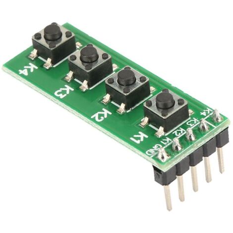 Jeffergarden Clavier à module universel à 4 boutons-poussoirs