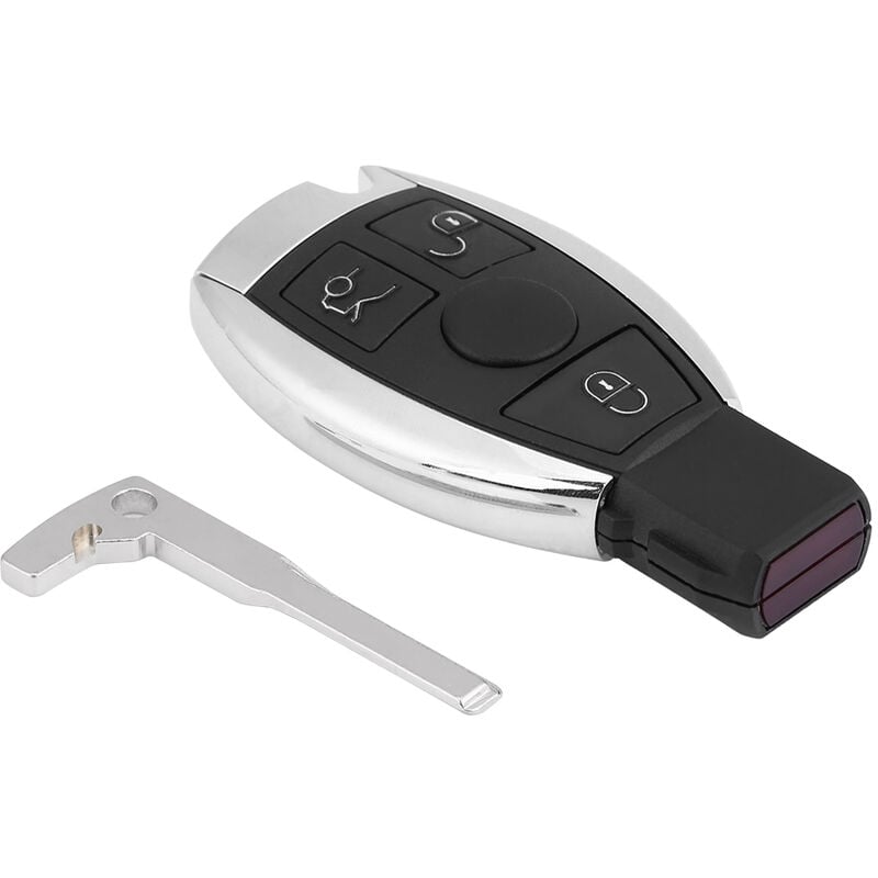 Jeffergarden - Clé de télécommande de voiture à 3 boutons 433.92MHz PCF9234 transmetteur de puce pour Mercedes Benz bga
