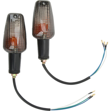 Jeffergarden Clignotant de moto étanche Super lumineux, 2 pièces, pour CB400 CBR929RR CBR954RR CBR600F4i, noir fumé