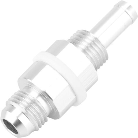 Jeffergarden Cloison évasée mle portable vers AN6 - 5/16 raccord de réservoir de carburant à barbe de tuyau modifié pour voiture
