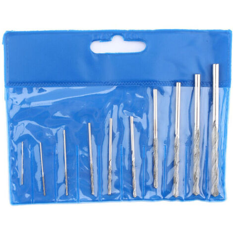Jeffergarden Coffret de 10 forets diamantés pour verre, carrelage et pierre, 0,8-4,0 mm