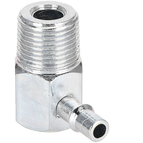 Jeffergarden Collecteur d'admission raccord sous vide 90 ° 3/8NPT-1/4 tuyau mamelon voiture Modification 4535Z