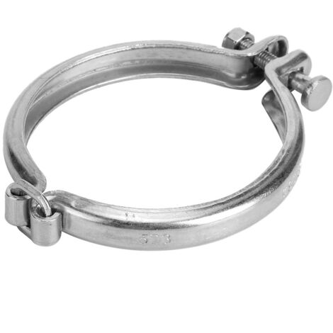 Jeffergarden – Collier de serrage en V pour turbocompresseur 90,8mm – Alliage d'aluminium – Haute résistance aux chocs et à la corrosion – Compatible Mitsubishi TD05 TD06