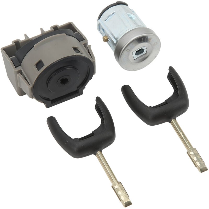 Jeffergarden Commutateur de démarreur d'allumage 98AB11572BG, jeu de cylindres de clé de moteur de remplacement pour Ford Transit MK7 20062013