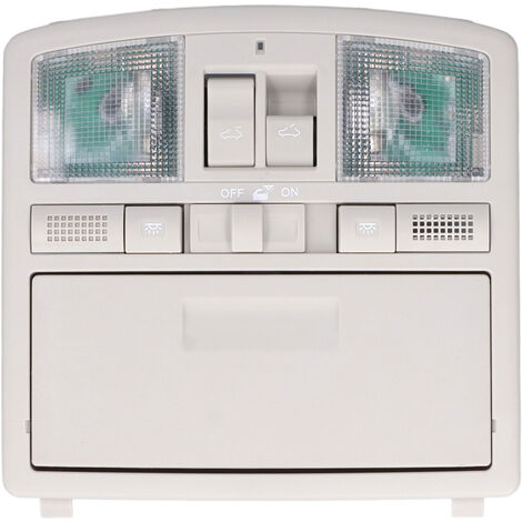 Jeffergarden Commutateur de toit ouvrant au-dessus de la console de rangement des lunettes de lumière vers le bas BBM669970B75 Remplacement pour Mazda 3 20102012