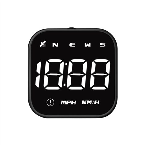 Jeffergarden Compteur de vitesse GPS Affichage tête haute Direction de conduite Heure Alarme de survitesse Fatigue