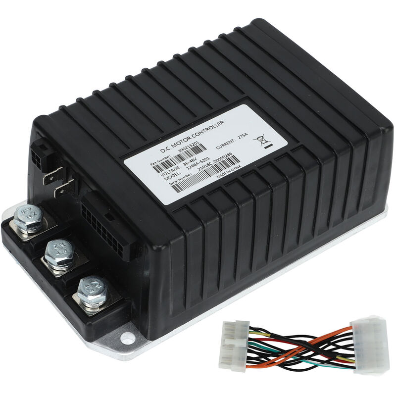 Jeffergarden - Contrleur de moteur de voiturette de golf 1266A 5201 36V 48V 275A, unité de contrle de vitesse pour petits véhicules utilitaires