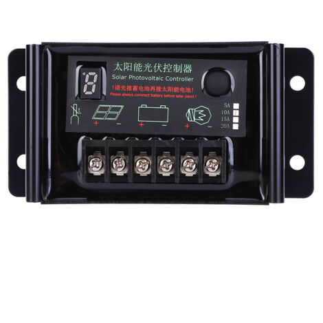 Jeffergarden Contrôleur de générateur stabilisateur de panneau solaire étanche 10 A 9,6 V 11,1 V 12,8 V 14,8 V 22,2 V