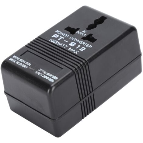 Jeffergarden Convertidor de voltaje CA 100v-120v a 220v-240v Transformador adaptador de corriente Buck elevador 100w