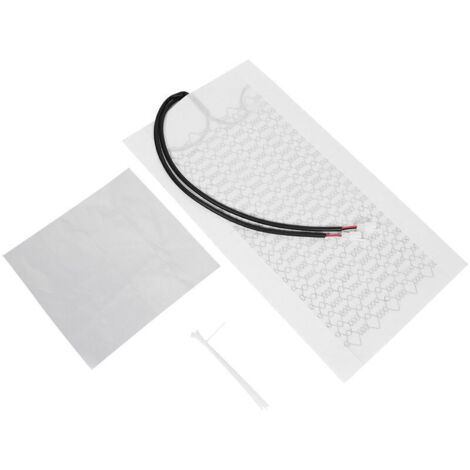Jeffergarden Coussin chauffant pour siège de voiture en Fiber de carbone, 2 pièces, 12V, 53x27cm, tapis chauffant pour l'hiver