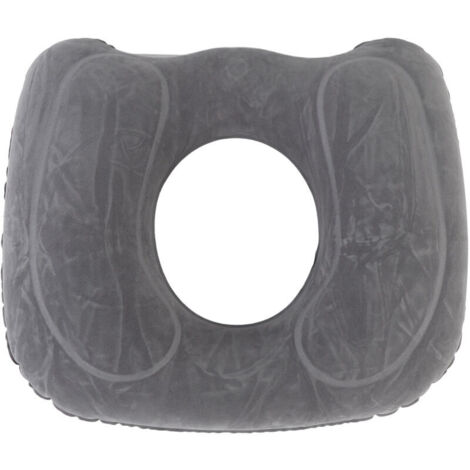Jeffergarden Coussin d'assise gonflable en PVC peluche, chaise portable pour fauteuils roulants, lits et canapés