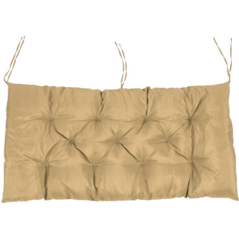 Jeffergarden Coussin de banc d'intérieur et d'extérieur en coton PP, imperméable à la pluie et au soleil, chaise pivotante pour meubles de jardin, Patio, causeuse, kaki