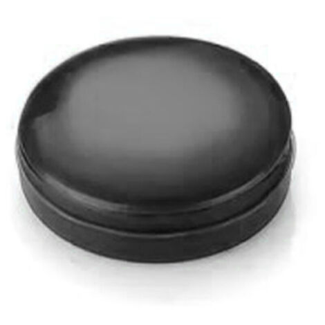 Jeffergarden Couvercle de bouchon à vis en plastique, trou de protection décoratif M5 pour vis autotaraudeuses, placard de meubles noir