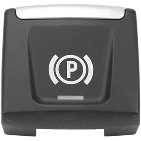 Jeffergarden Couvercle de bouton P de frein à main noir, interrupteur de stationnement, pour série 1 F20 F21 série 2 F22 F23 F45 F46 F44