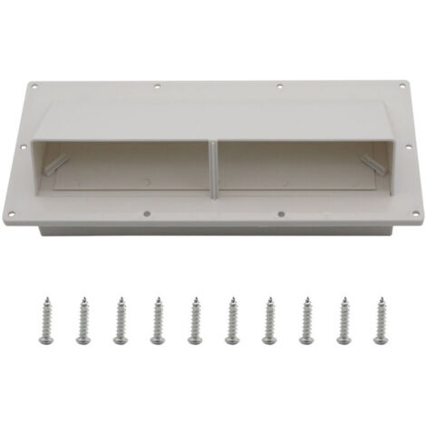 Jeffergarden Couvercle de ventilation de capot de camping-car, résistant aux chocs et aux intempéries, avec clips de verrouillage