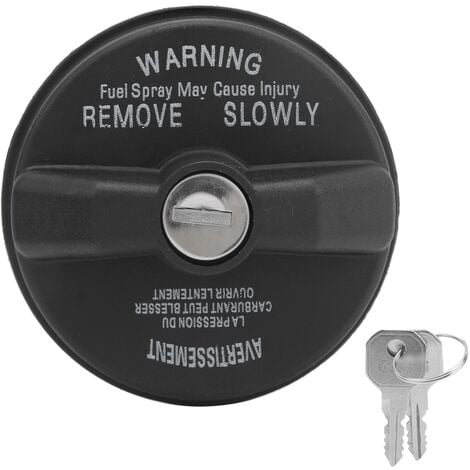 JEFFERGARDEN Couvercle de verrouillage du bouchon du réservoir de carburant avec clés 05278655AB pour Jeep Wrangler/Cherokee/Liberty/Grand Cherokee