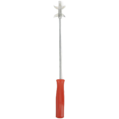 Jeffergarden Crochet de nettoyage de pneus de voiture portable multifonction en alliage de zinc, outil de retrait de pierres pour pneus en caoutchouc