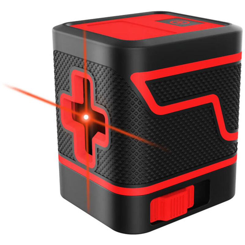 Jeffergarden - Crosshair Laser Leveler Mini Portable Horizontal Vertical 20MW Self Leveling Tile