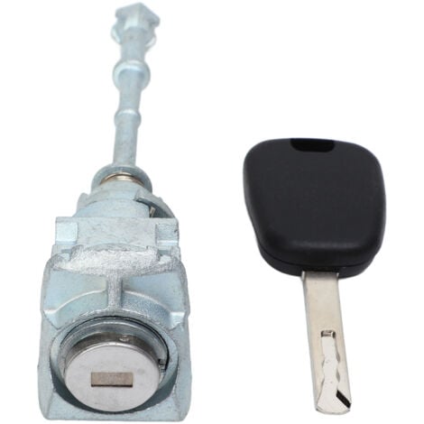 Jeffergarden Cylindre de serrure de porte avant gauche, remplacement côté conducteur de voiture pour citroën C4 2004 – 2011