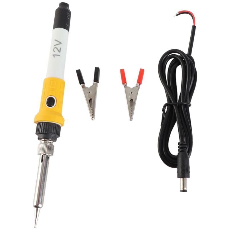 Image of Dc 12V 40W Tragbares Auto Auto -Krokodil -Clip angetriebener elektrischer Lötkolben - Jeffergarden