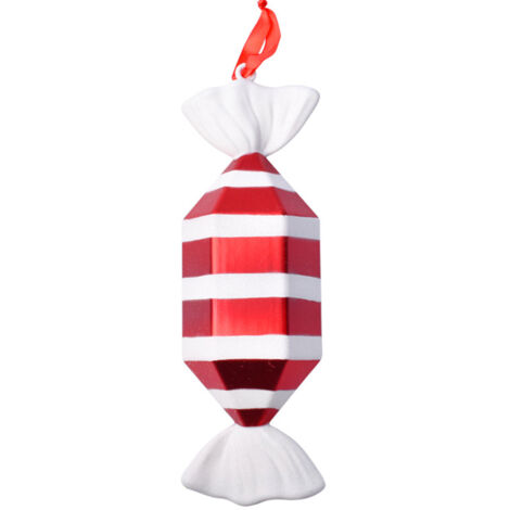 Jeffergarden Décor de Bonbons Suspendus, Pendentif de Bonbons de Noël Inoffensif Rouge Blanc 32CM à Collectionner pour Arbre (Couleur assortie27)