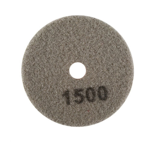 Jeffergarden Disque de polissage diamanté humide 100 mm (4") pour pierre granitique (granularité 1500)