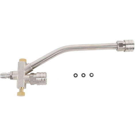 Jeffergarden Dual Connector Accessory for Pressure Washer Foam Cannon 1/4 Inch Quick Connect Double Tip Attachment Car Motorcycle Cleaning