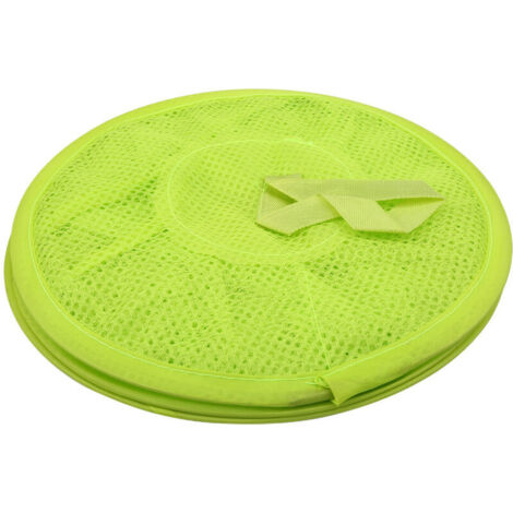 Jeffergarden Égouttoir à linge pliable à plusieurs niveaux, panier de rangement suspendu en filet pour jouets et sous-vêtements, vert