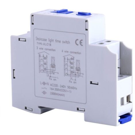 Jeffergarden Electronic Timer Switch AC 220-240V Stair Lighting Timer for Domestic Stairs