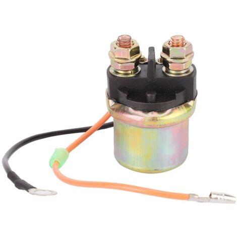 Jeffergarden Électrovanne de relais de démarreur, relais électromagnétique de haute qualité et durable, professionnel pour Yamaha WAVERUNNER 87-97 Accueil 6G1819411000