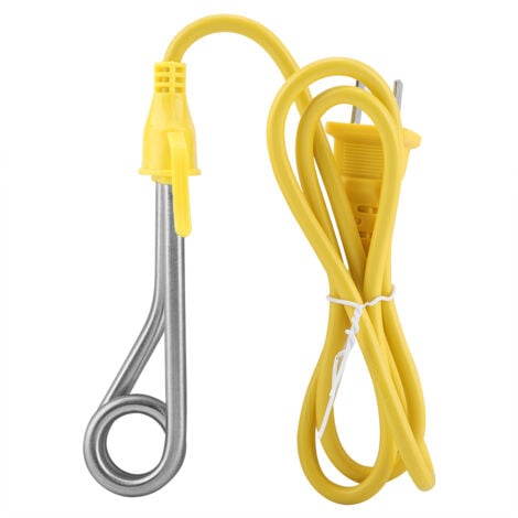 Jeffergarden Élément chauffant électrique Mini chaudière eau chaude café Immersion voyage utilisation 600W prise CN 220V