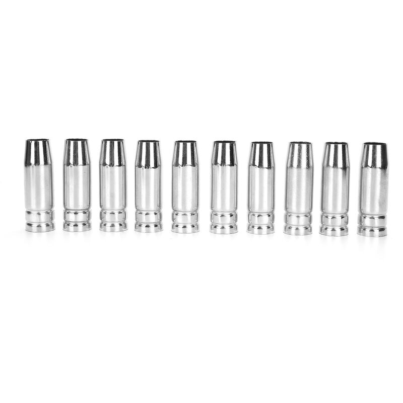 Jeffergarden - Embout de Contact de buse à gaz, 10 pièces, pour MB15 MB14, accessoire de Protection de brleur en laiton de 12mm, mag mig