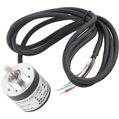 Jeffergarden Encodeur rotatif 360 degrés module incrémental optique sortie collecteur ouvert NPN PNP capteur pour alimentation tension