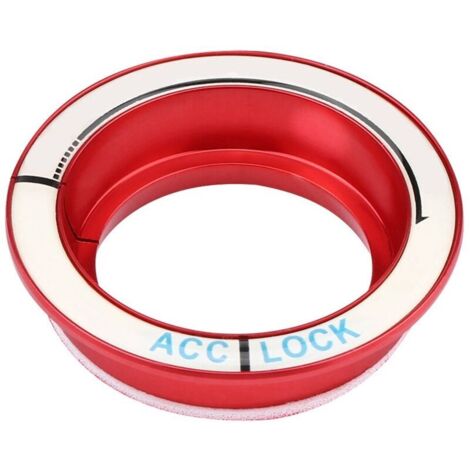 Jeffergarden Enjoliveur lumineux rouge pour contacteur d'allumage Ford Focus 2005-2018