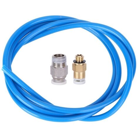 Jeffergarden Ensemble de buses à distance pour imprimante 3D, Tube d'alimentation en PTFE bleu foncé, résistance à la Corrosion, isolation 1m/3,3 pouces