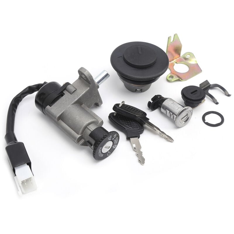 Jeffergarden Ensemble de commutateur d'allumage à 4 fils pour scooter à gaz 50 cc 150 cc 139QMB GY6, nouveauté pour cyclomoteur chinois