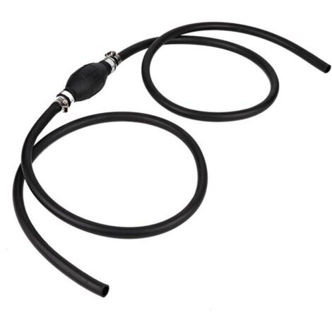 Jeffergarden Ensemble de conduite de carburant, tuyau flexible universel de 3/8 po avec amorceur manuel pour VR et bateaux