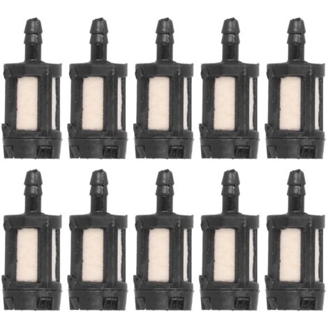 Jeffergarden Ensemble de filtres à carburant, accessoires de tronçonneuse, pièces de rechange adaptées à Husqvarna, 10 pièces
