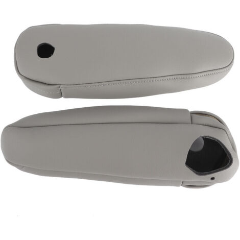 Jeffergarden Ensemble de housses d'accoudoir de siège auto en cuir synthétique, 2 pièces, pour Lexus RX 300 330 350 2003-2009, gris
