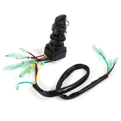 Jeffergarden Ensemble interrupteur principal d'allumage pour boîtier de commande de moteur hors-bord Yamaha