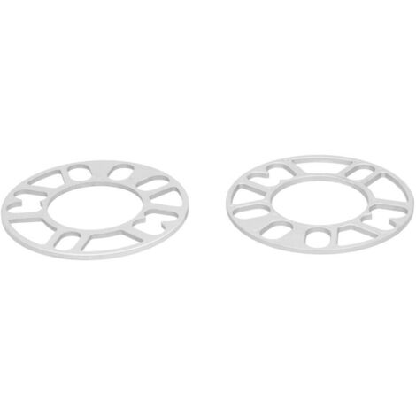 Jeffergarden Entretoise de roue en alliage d'aluminium, 2 pièces, 3,1 pouces ID 5,9 pouces OD 0,2 pouces d'épaisseur pour roue à goujon 4/5