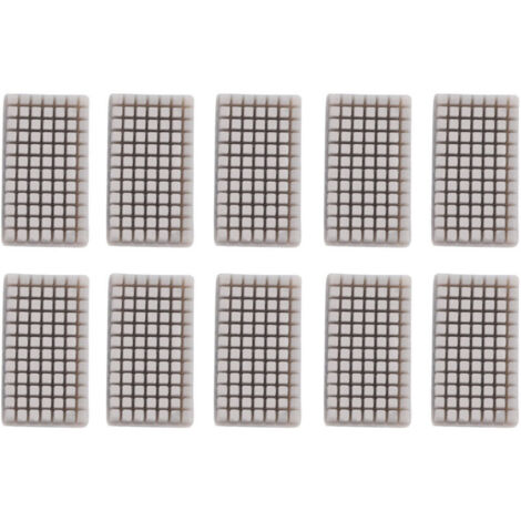 Jeffergarden Essuie-glace à buse adapté à l'imprimante 3D QIDI Plus 4, brosse en Silicone à extrémité chaude, 27x15x4,7mm, 10 pièces