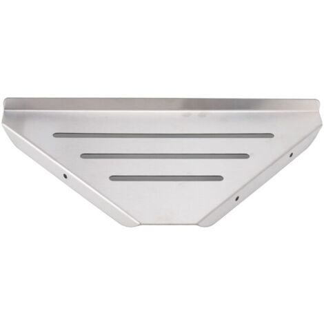 Jeffergarden – Étagère de douche d'angle en acier inoxydable – Installation facile – Optimise l'espace – Pour shampoings et gels douche
