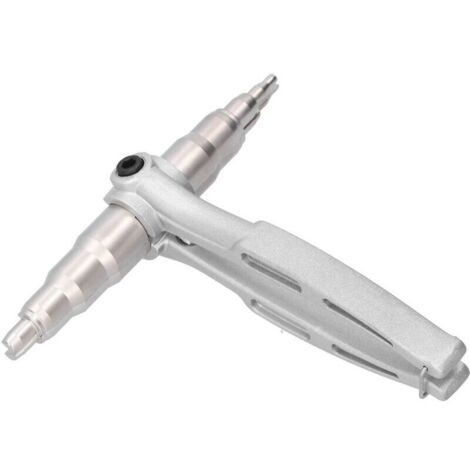 Jeffergarden Extenseur de tuyau en cuivre 6-22mm Climatiseur Réfrigérateur Outil d'expansion manuel Argent