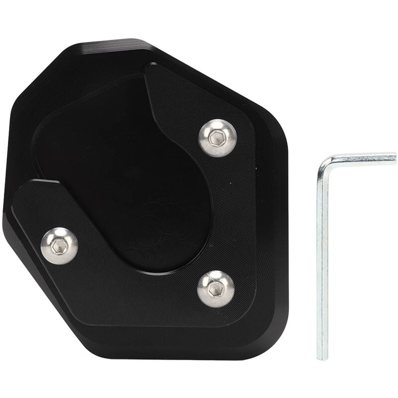 Jeffergarden - Extension de béquille latérale de pied en aluminium cnc, Support de pied robuste de remplacement pour cfmoto 800MT 2020 – 2023 noir