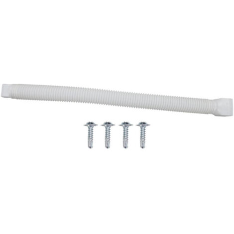 Jeffergarden Extensions de Tuyau de Descente de Gouttière Rallonge de Tuyau de Descente Rétractable Rallonge de Tuyau de Descente Flexible Accessoires de Bec de Descente Fournitures de (Blanc)