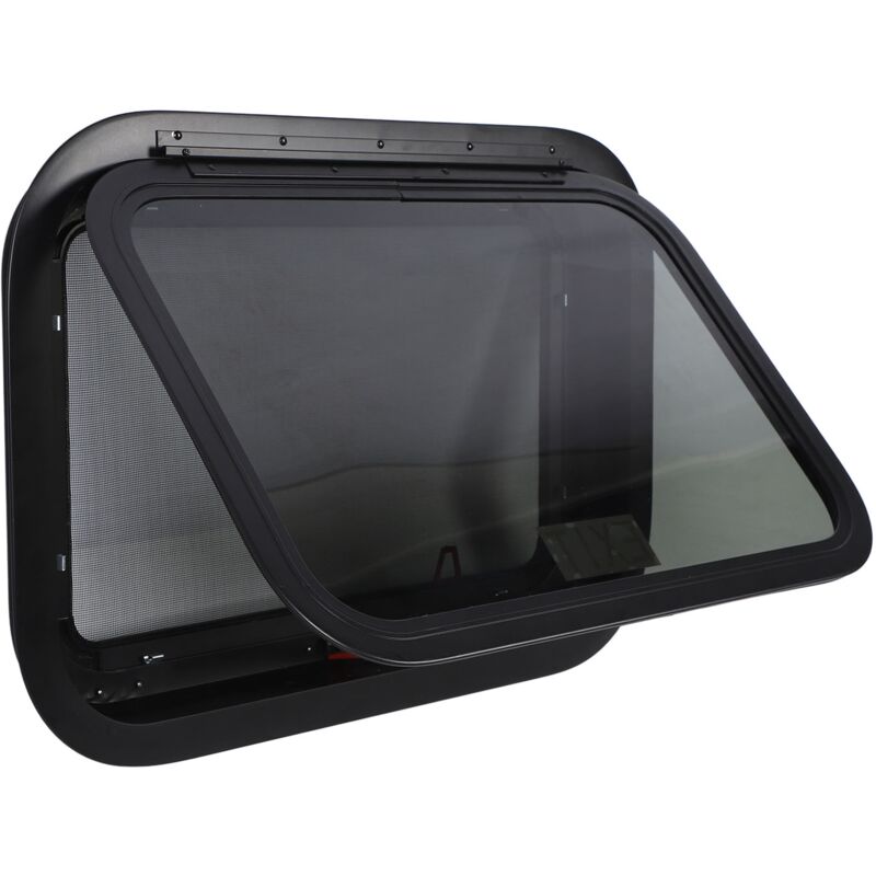 Jeffergarden - Fenêtre de sortie de camping-car de 22,4 x 15,2 pouces, fenêtre externe d'urgence avec tige de support pour caravane, camping,